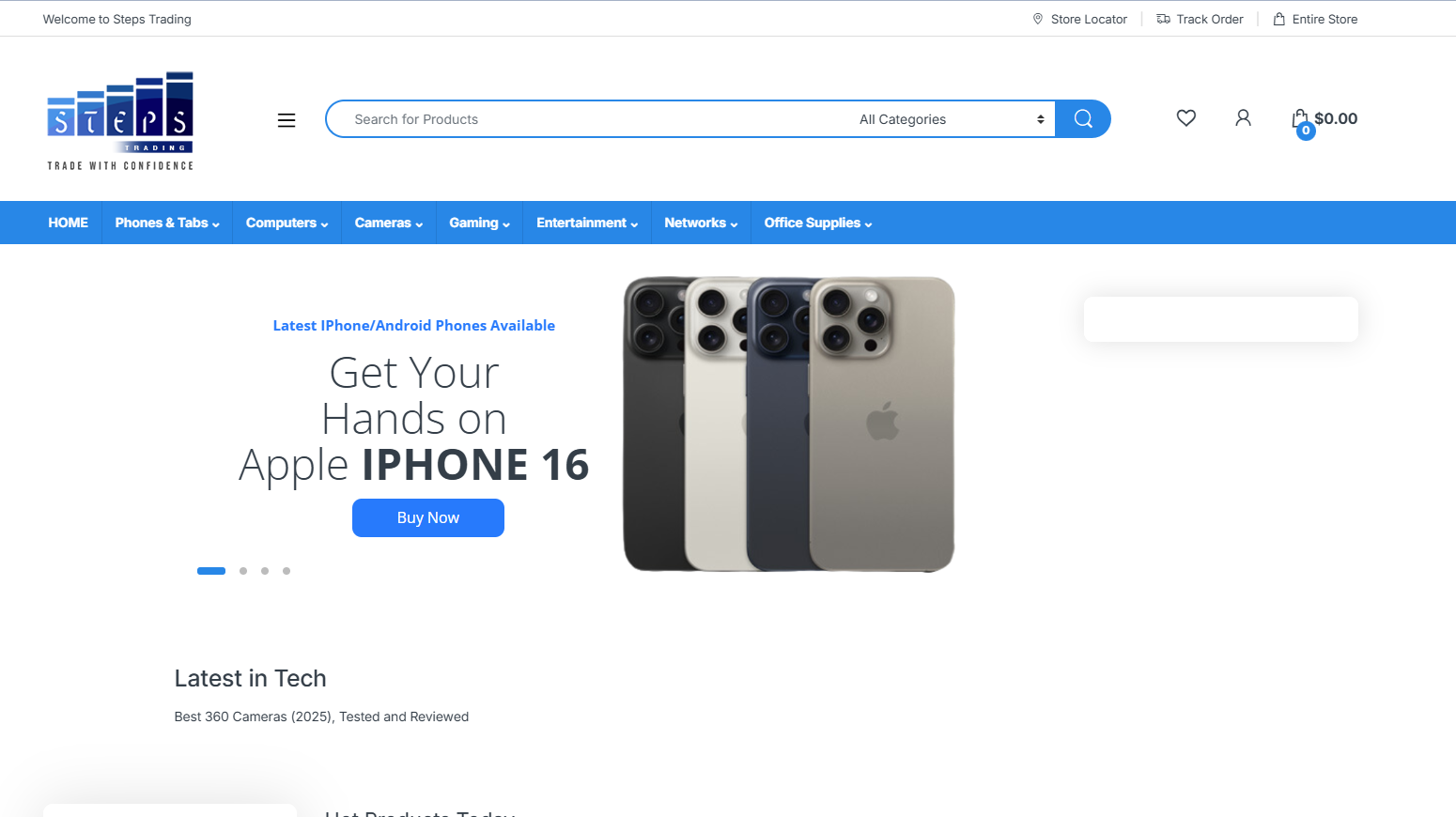 Steps Trade- An online IT E-commerce platform